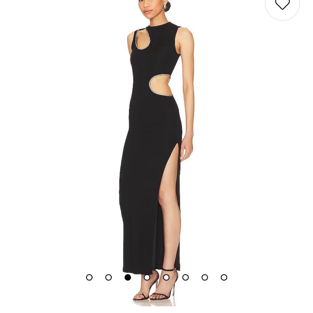Revolve Black Cut Out Dress